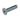 Black 1" Long 5/16"-24 Fine Thread Flat Head Allen Bolt, Each