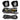S1 Black Flush Mount LED Light Pod Reverse Kit - Universal